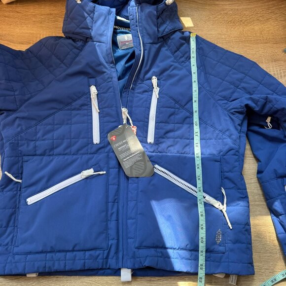 NWT Free People All Prepped Ski Jacket FP Movement Puffer Coat True Blue Small - Picture 12 of 13
